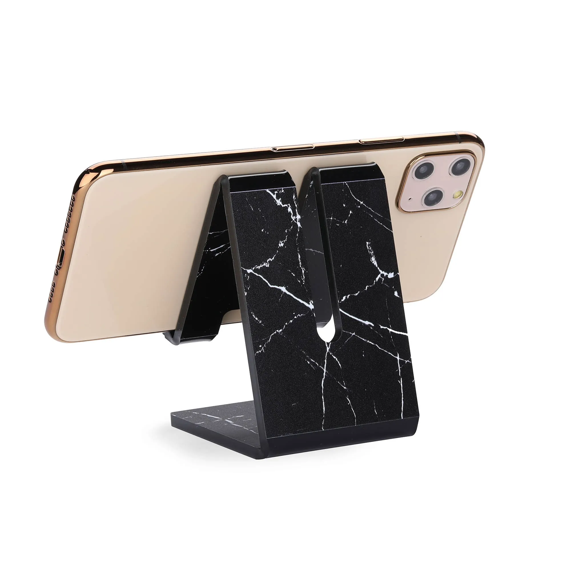 Black Marble Acrylic Phone Stand