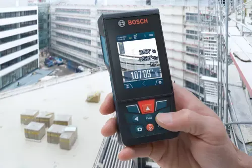 Bosch Blaze Outdoor 400' Connected Lithium-Ion Laser Measure with Camera