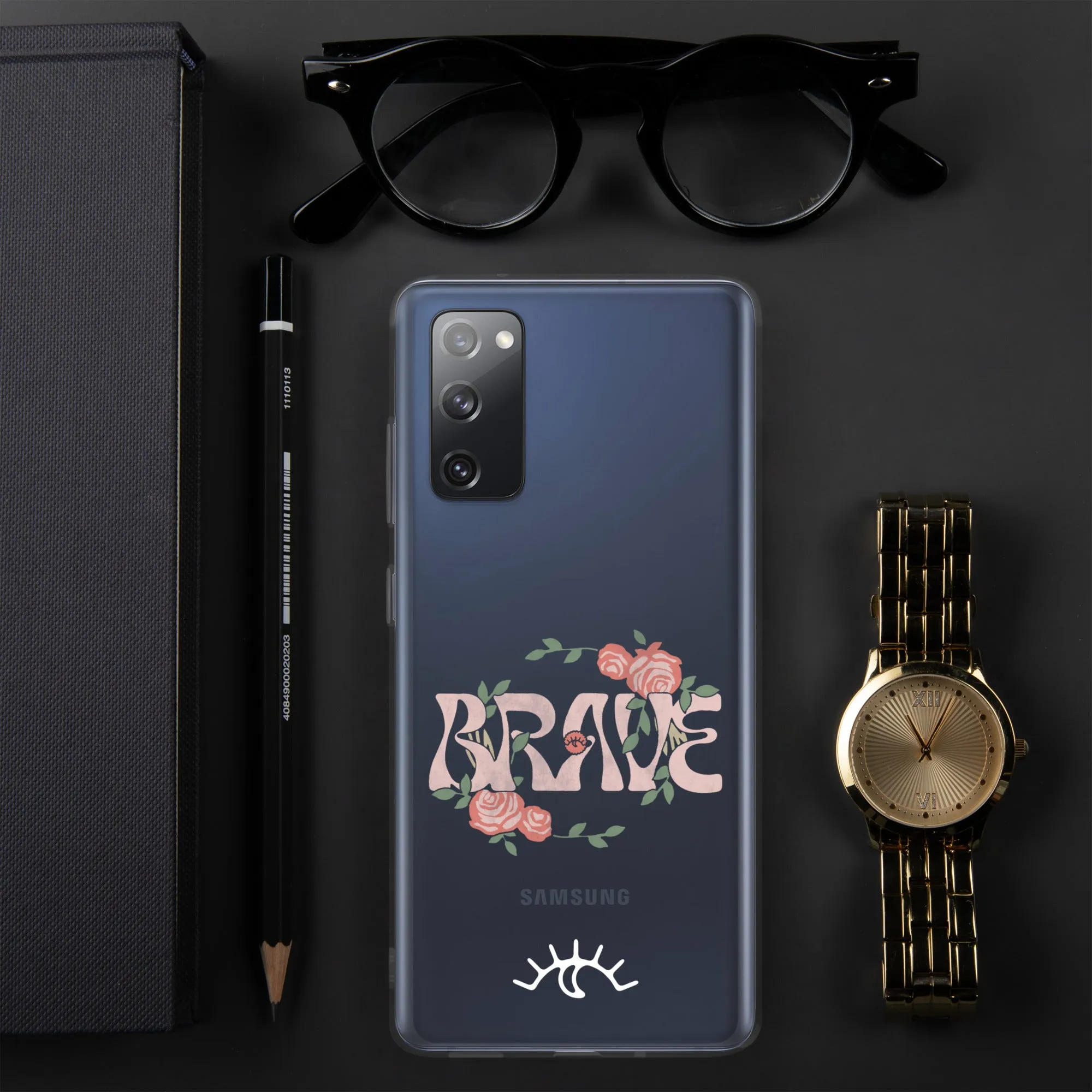 Brave Roses Clear Case for Samsung® (S10 - S22 Ultra)