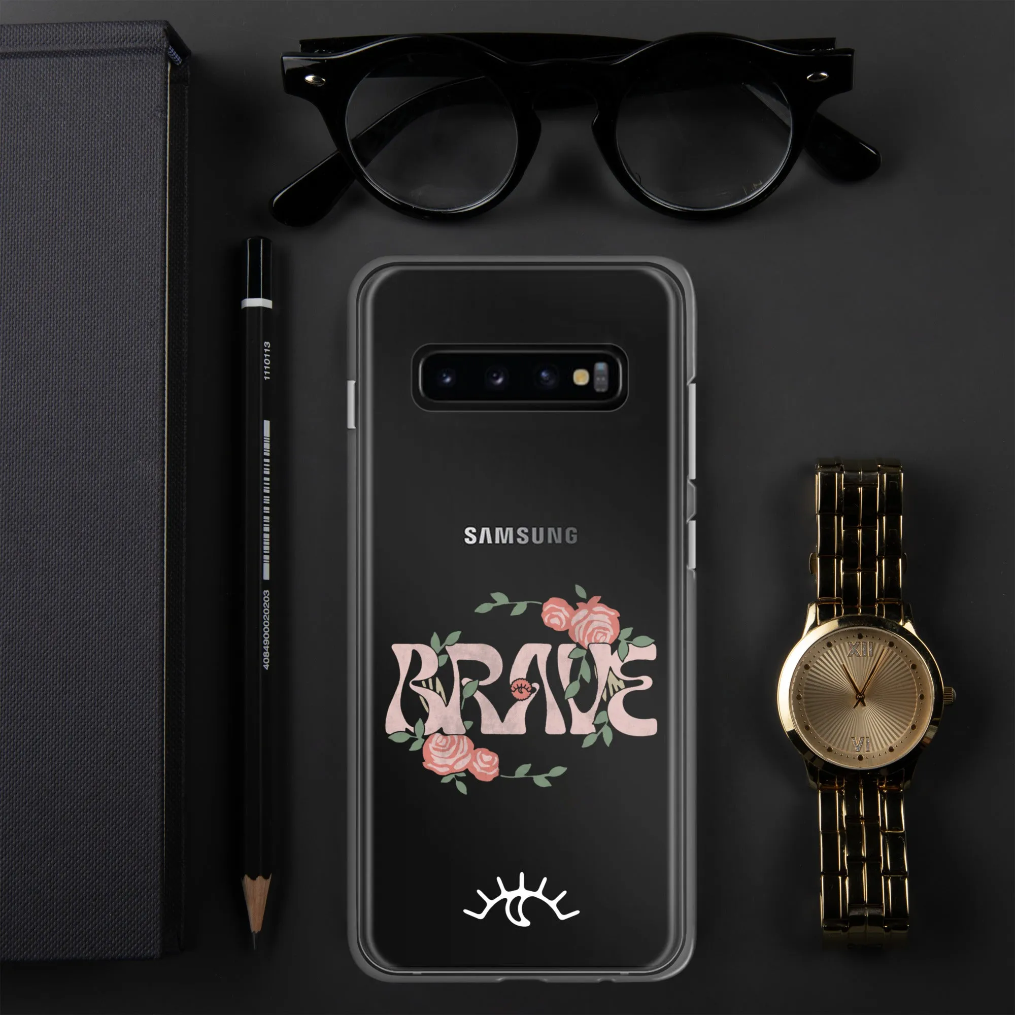 Brave Roses Clear Case for Samsung® (S10 - S22 Ultra)