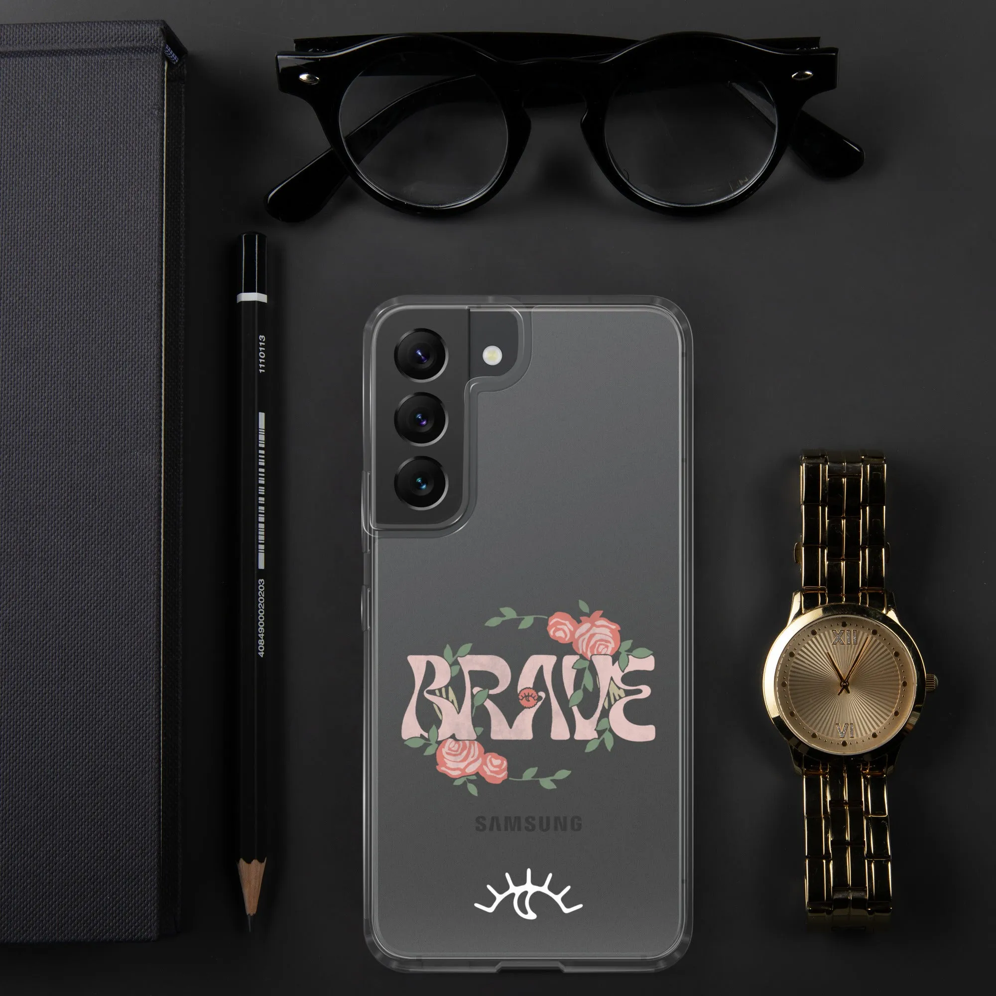 Brave Roses Clear Case for Samsung® (S10 - S22 Ultra)