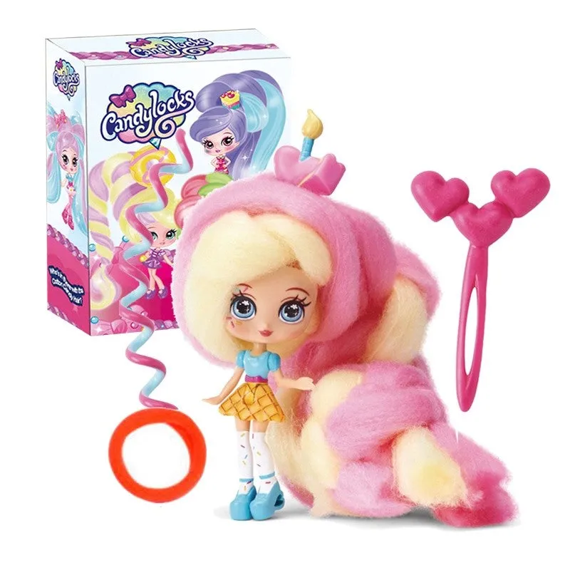 Candylocks Cotton Candy Doll Braided Hair Doll Girl Doll Blind Box