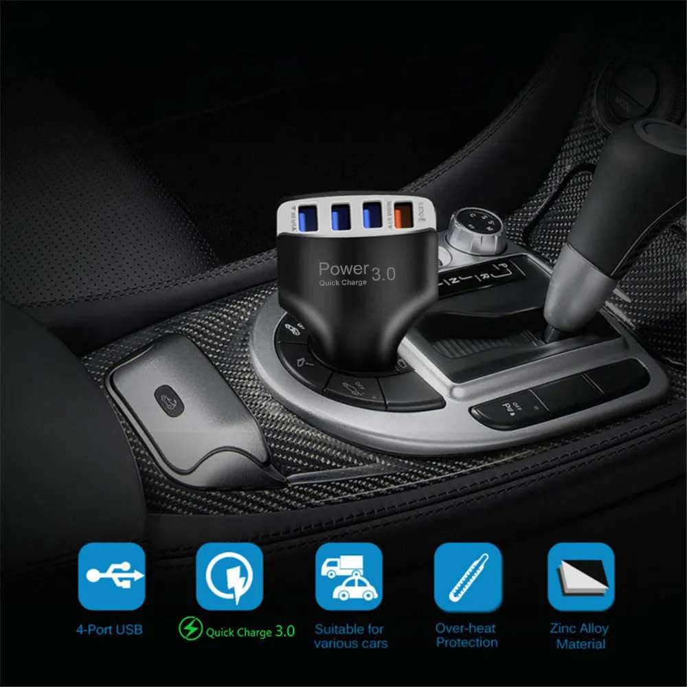 Car, Truck or Van 4USB charger