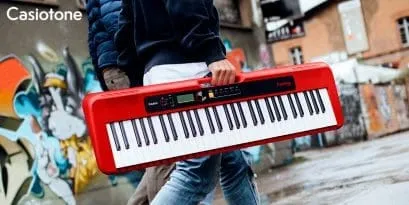 CASIO CT-S200RD KEYBOARD (RED) The new CT-S200RD provides a great mix of learning and fun, suitable for all ages of beginner musician-CT-S200RD