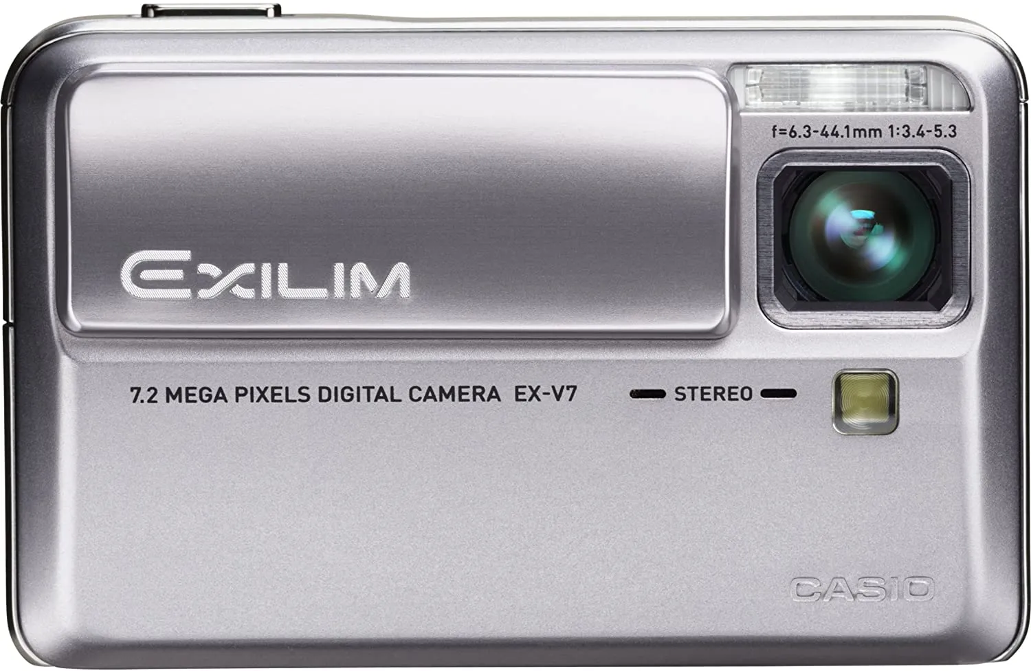 Casio Exilim EX-V7SR 7.2MP Digital Camera with 7x Optical Image Stabilized Zoom