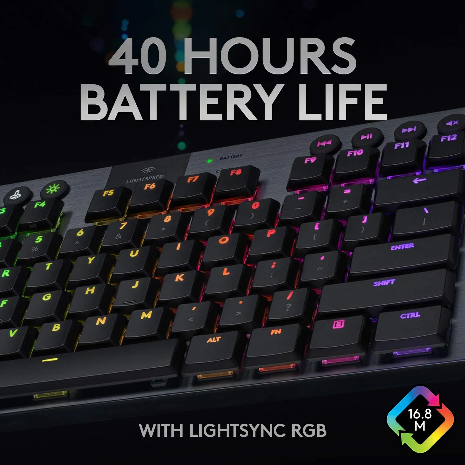 Certified Refurbished - Logitech G915 TKL Tenkeyless Lightspeed Wireless RGB Mechanical Gaming Keyboard