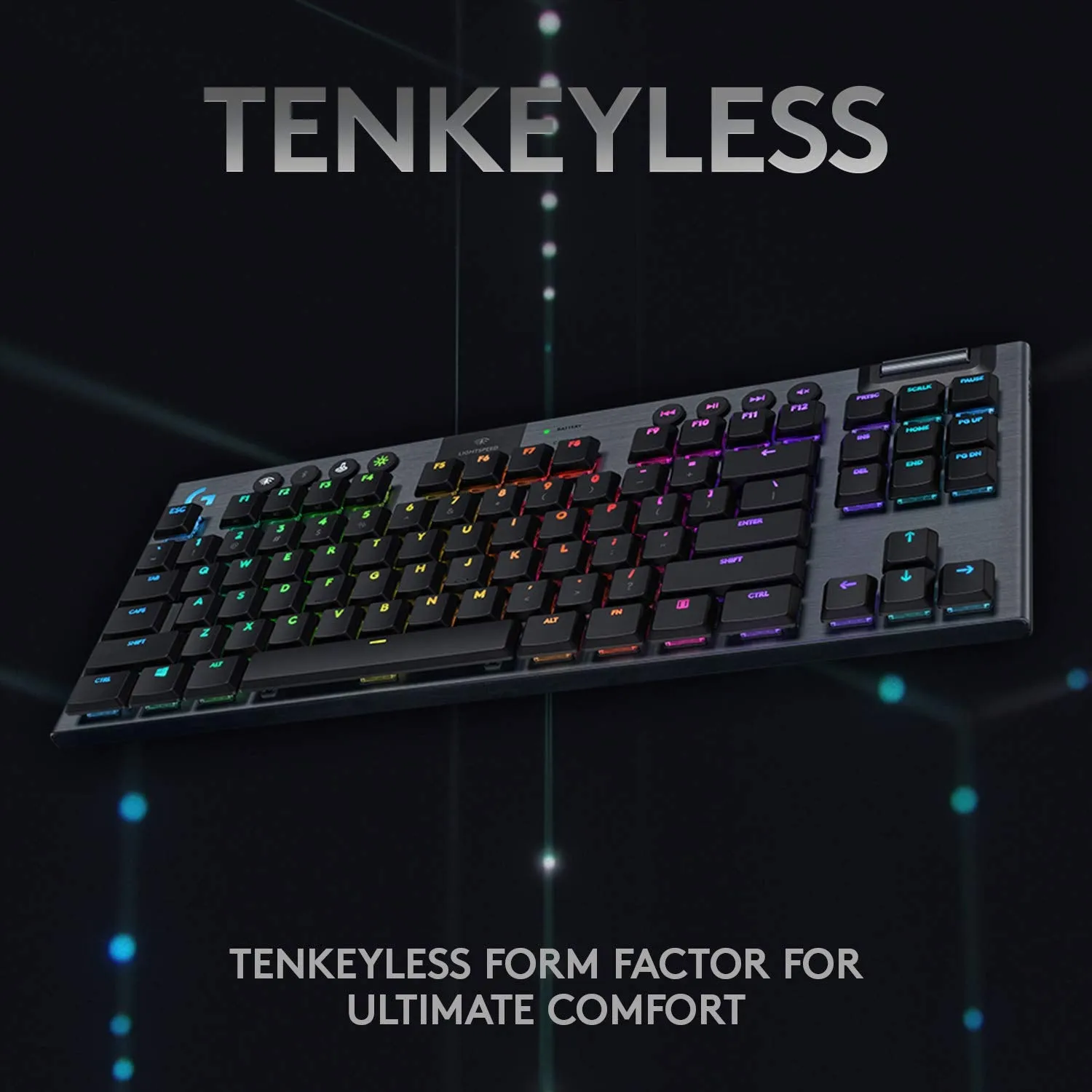 Certified Refurbished - Logitech G915 TKL Tenkeyless Lightspeed Wireless RGB Mechanical Gaming Keyboard