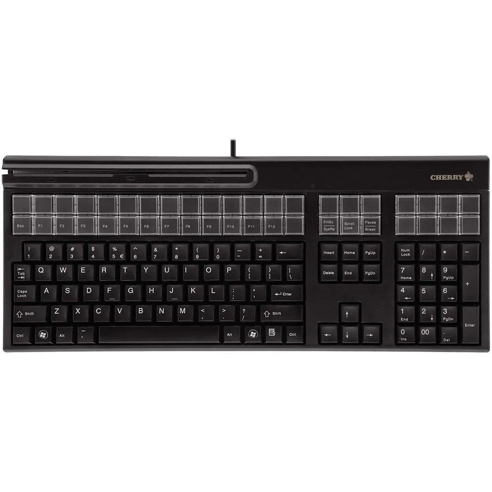 Cherry G86-71410 Pos 131 Key Keyboard With Enhanced Position Key Layout And Magnetic Card Black