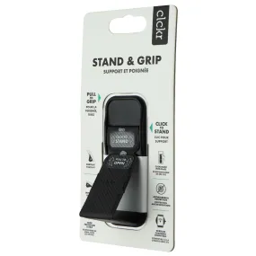 CLCKR Stand & Grip Universal Adhesive Kickstand Grip for Smartphones - Black