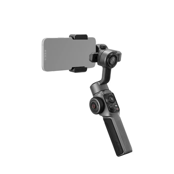 [CLEARANCE] Zhiyun SMOOTH 5S Combo 3-Axis Gimbal Stabilizer with Detachable Tripod, Bluetooth 4.2, Type-C, 2-Hour PD Charging, Quick-Switch Mode and Mobile App Support (White, Gray)