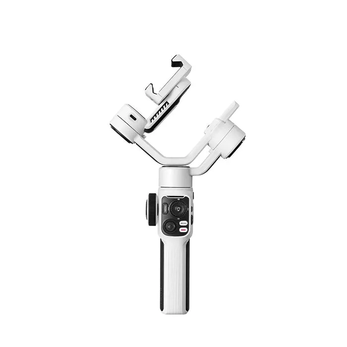 [CLEARANCE] Zhiyun SMOOTH 5S Combo 3-Axis Gimbal Stabilizer with Detachable Tripod, Bluetooth 4.2, Type-C, 2-Hour PD Charging, Quick-Switch Mode and Mobile App Support (White, Gray)