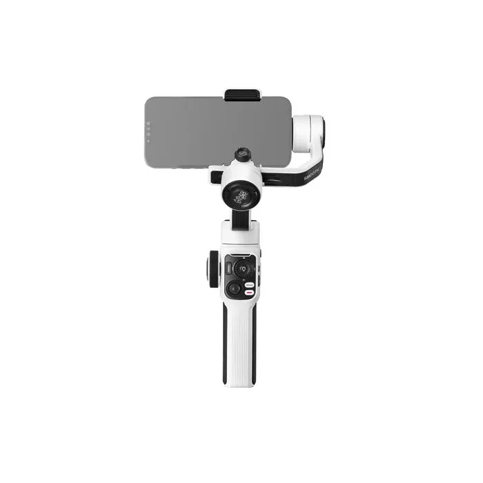 [CLEARANCE] Zhiyun SMOOTH 5S Combo 3-Axis Gimbal Stabilizer with Detachable Tripod, Bluetooth 4.2, Type-C, 2-Hour PD Charging, Quick-Switch Mode and Mobile App Support (White, Gray)