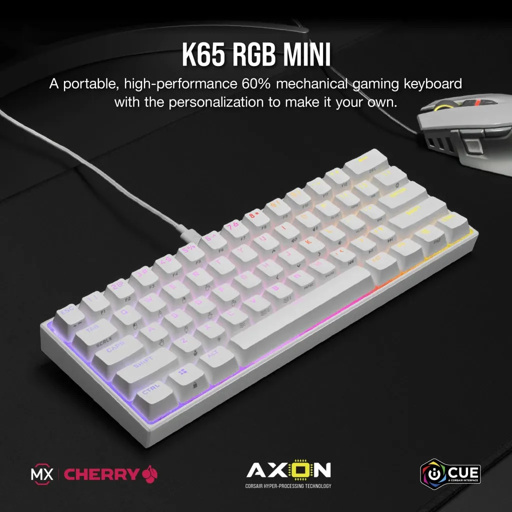 Corsair K65 RGB MINI 60% Mechanical Gaming Keyboard CH-9194110-NA