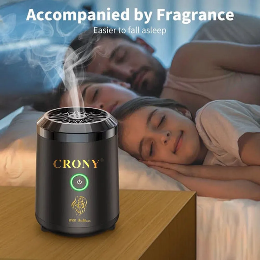 CRONY BK-18 Bukhoor Mini Oud Incense Bukhoor Burner Rechargeable Dukhoon Electric Portable Incense Burner