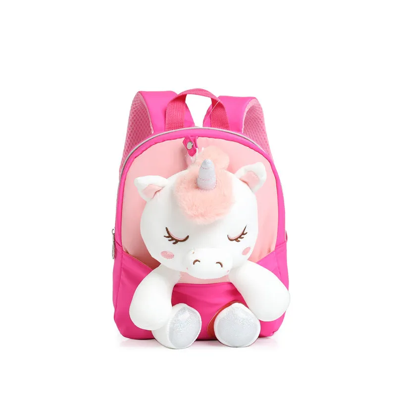 Cute Unicorn Doll Plush Bag Toy Doll Backpack Children Gift