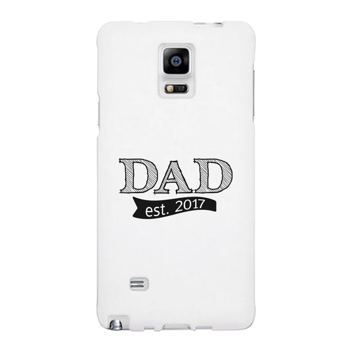 Dad Est 2017 White iPhone 5 Case