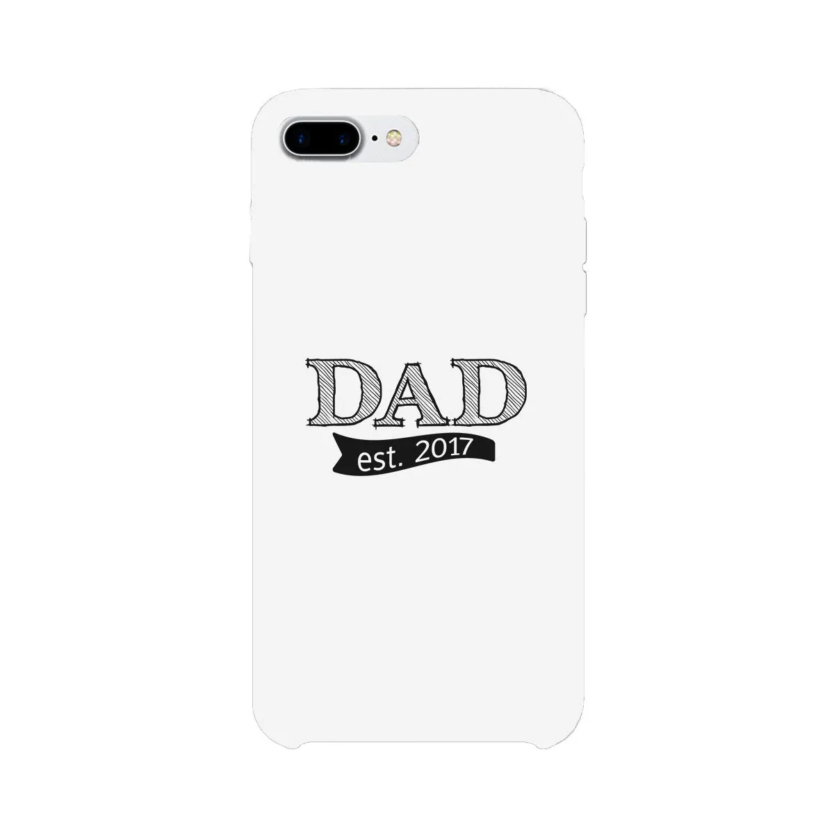 Dad Est 2017 White iPhone 5 Case