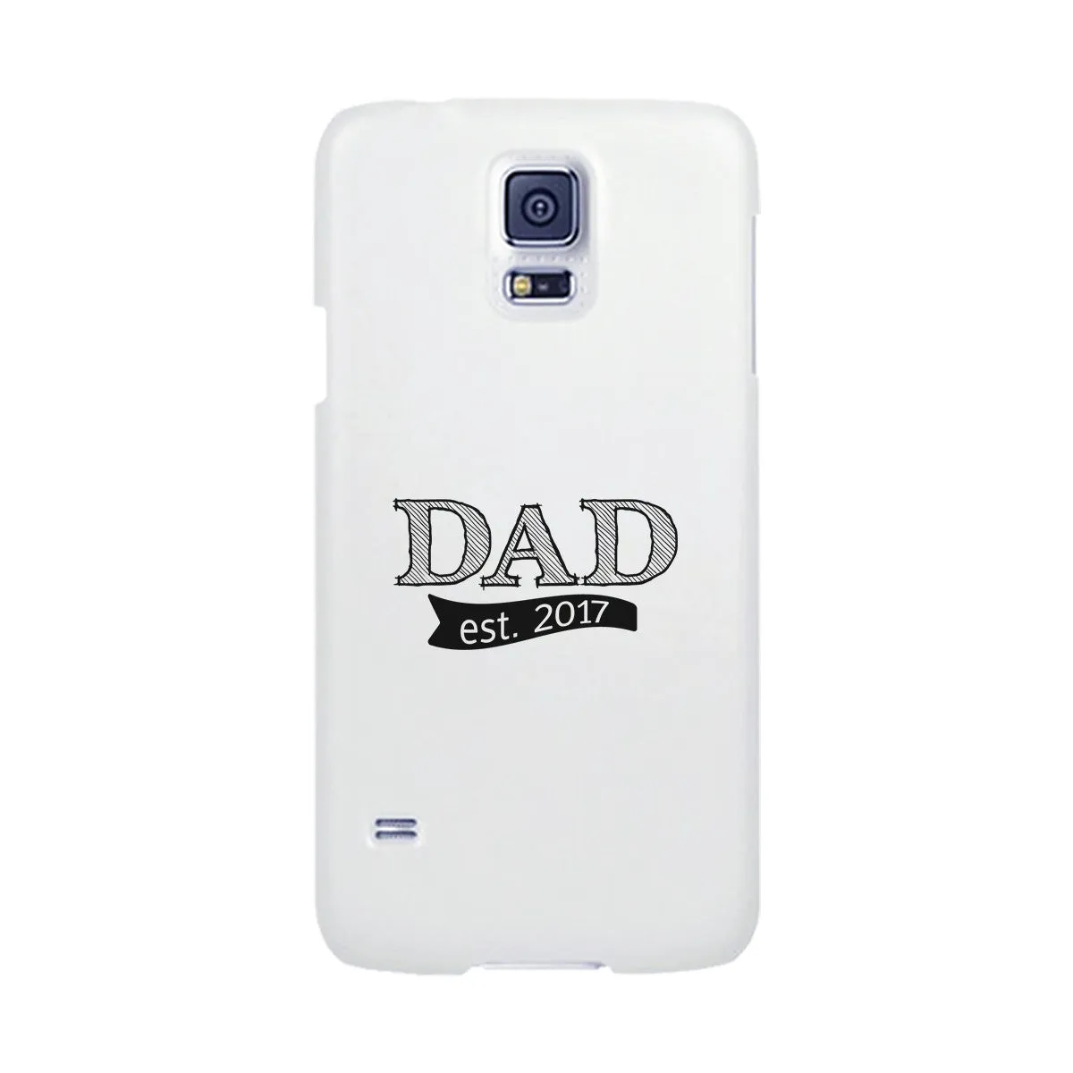 Dad Est 2017 White iPhone 5 Case