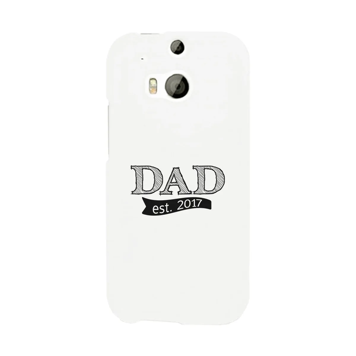 Dad Est 2017 White iPhone 5 Case