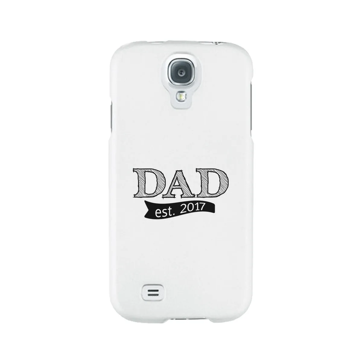 Dad Est 2017 White iPhone 5 Case