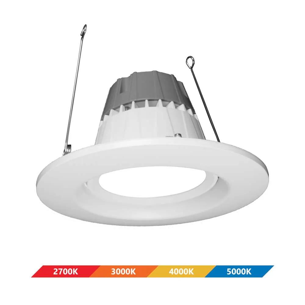 DCG Series 6 in. White Gimbal LED Recessed Downlight, 4000K