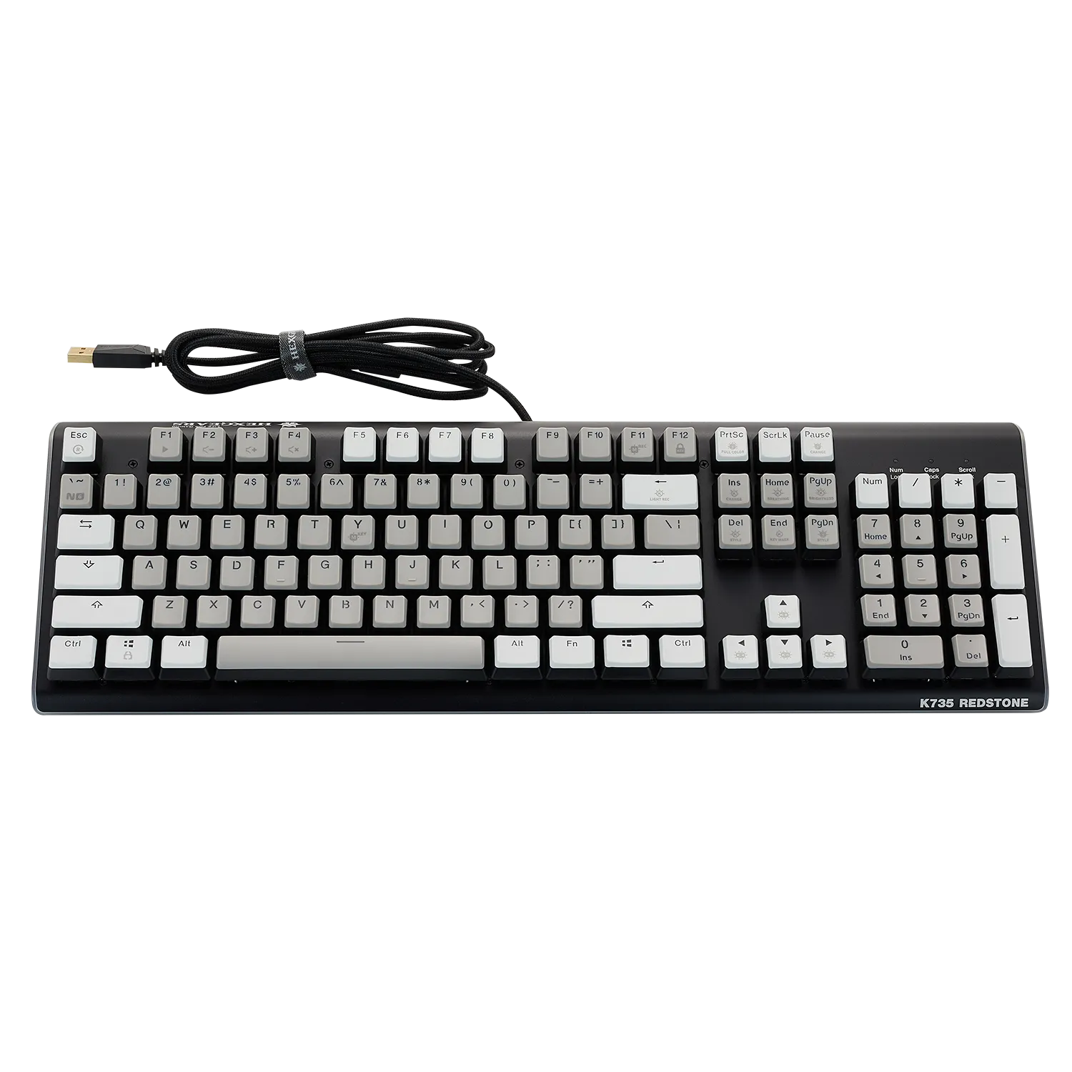 DeathStrike GK735 Wired LED Light Strip Mechanical Gaming Keyboard