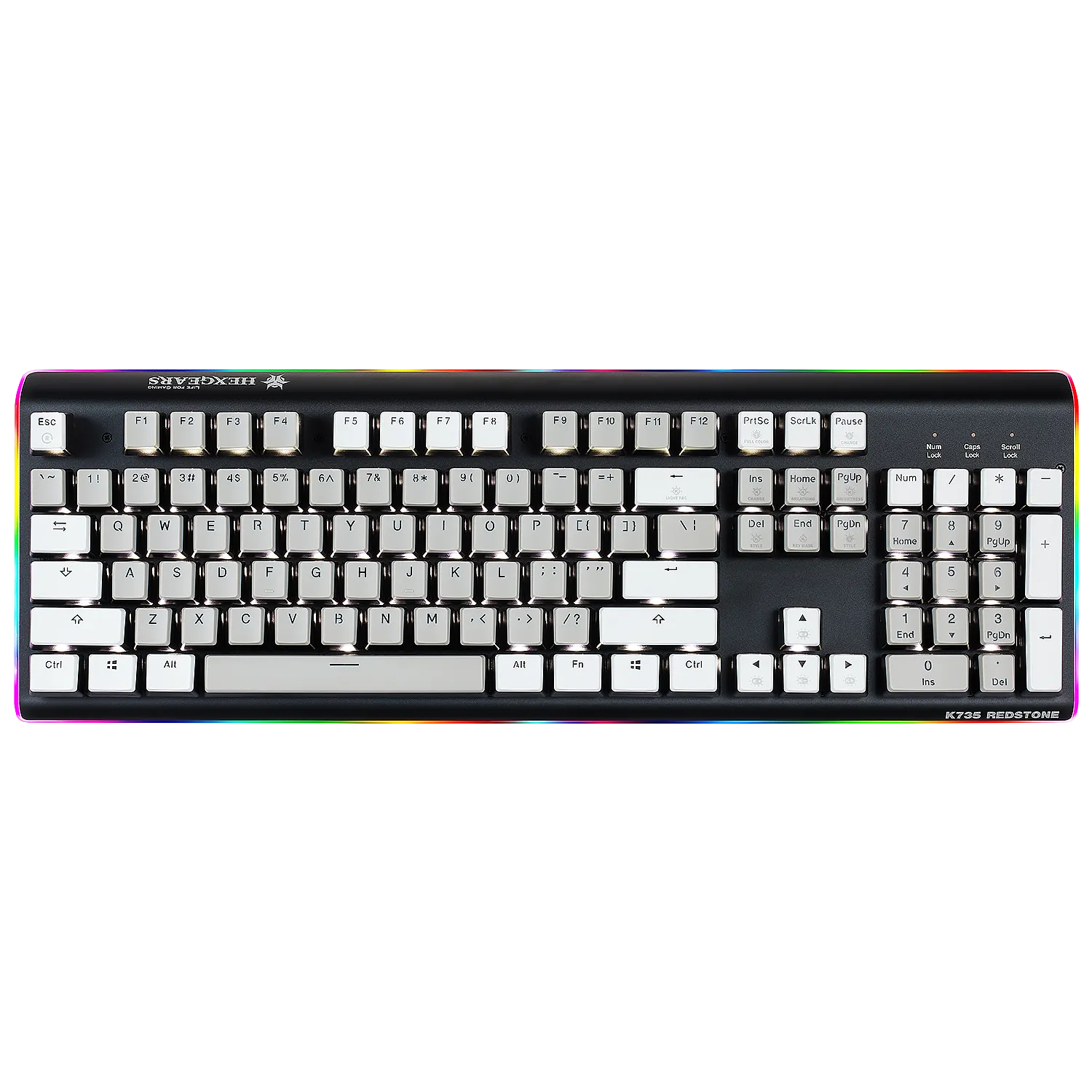 DeathStrike GK735 Wired LED Light Strip Mechanical Gaming Keyboard