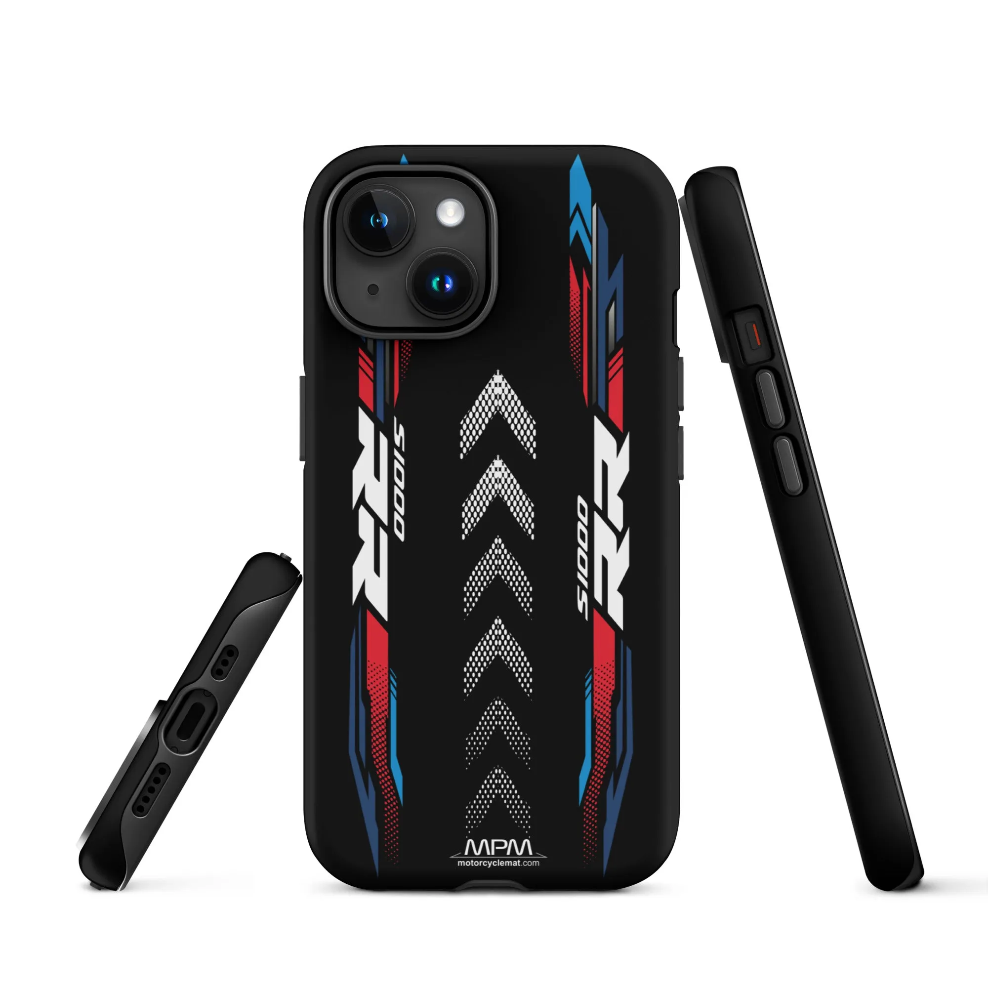 Designed Tough Case For iPhone inspired by BMW S1000RR Light White - M Motorsport Motorcycle Model - MM5280