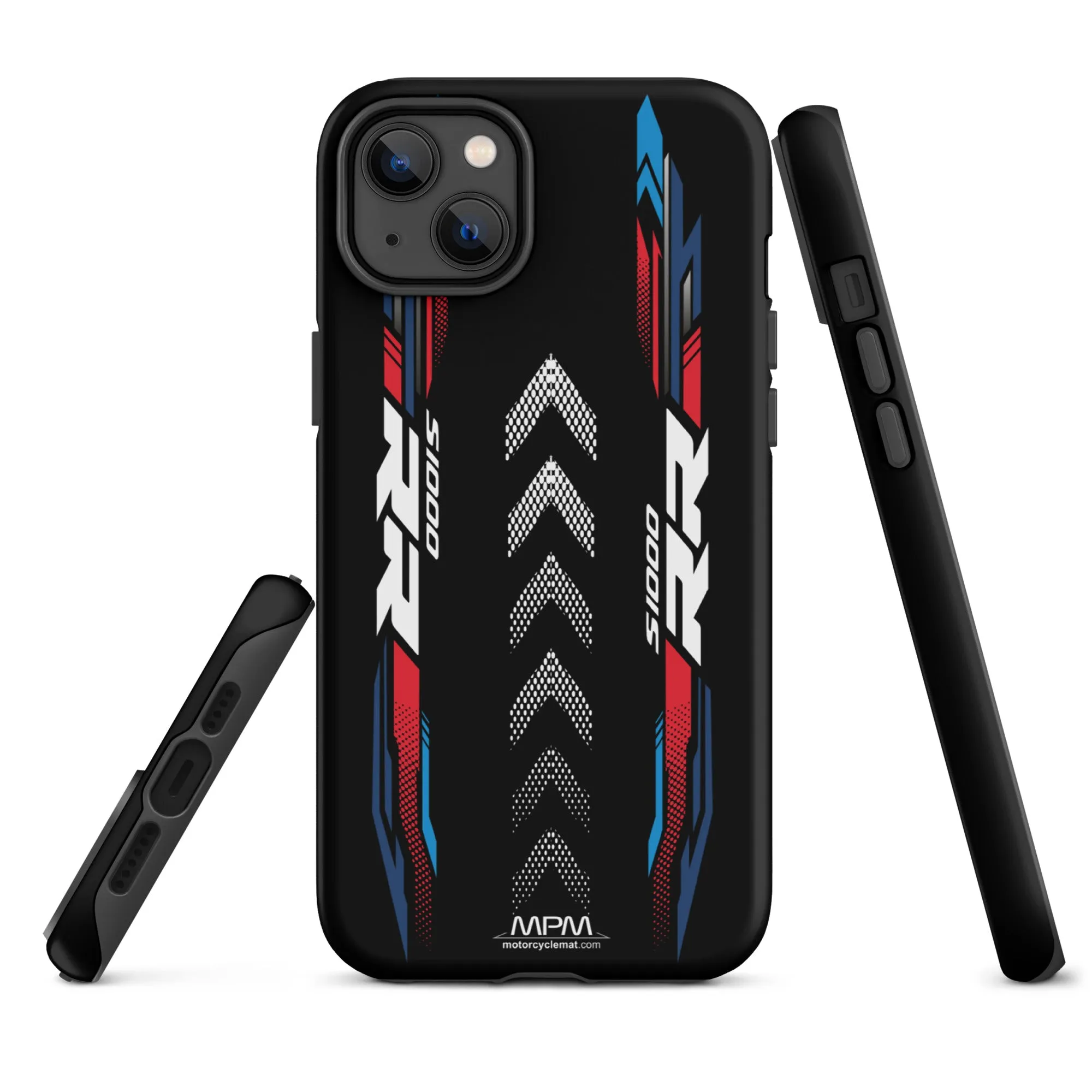 Designed Tough Case For iPhone inspired by BMW S1000RR Light White - M Motorsport Motorcycle Model - MM5280