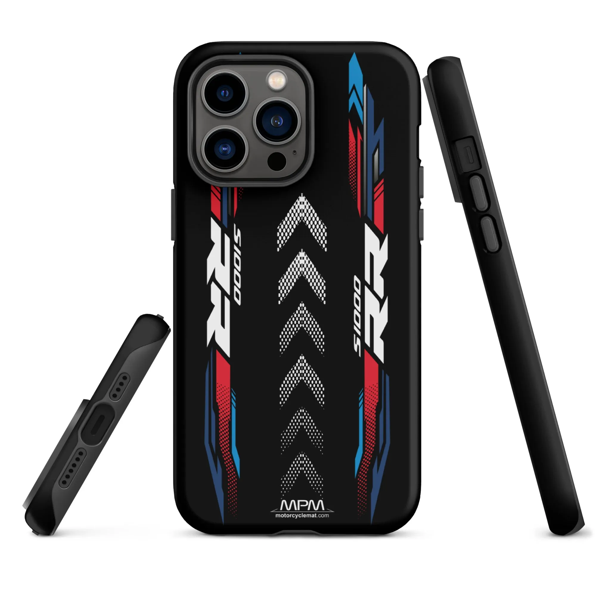 Designed Tough Case For iPhone inspired by BMW S1000RR Light White - M Motorsport Motorcycle Model - MM5280