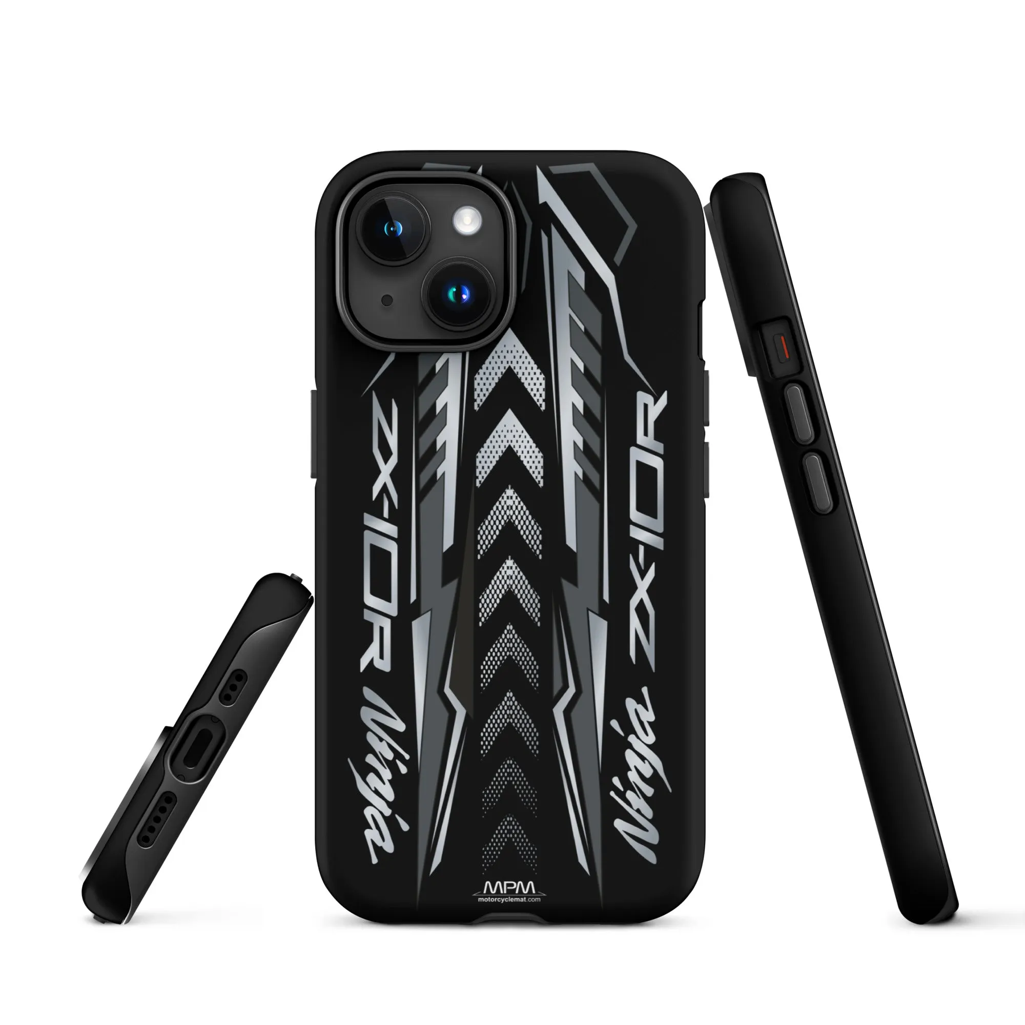 Designed Tough Case For iPhone inspired by Kawasaki Ninja ZX-10R Motorcycle Model - MM5398