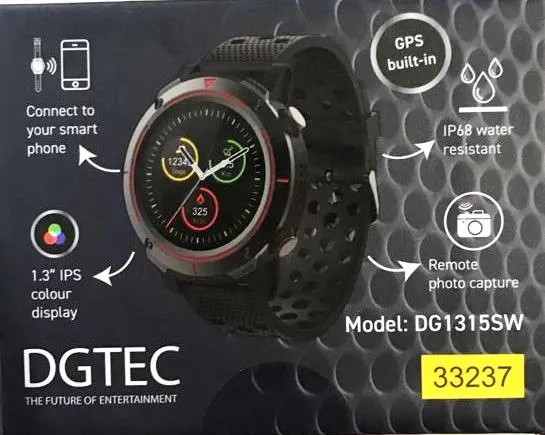 DGTEC GPS Built-In Smart Watch / DG1315SW