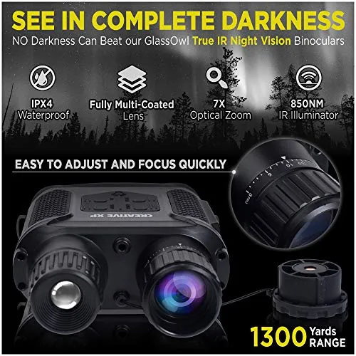 Digital Night Vision Binoculars for Complete Darkness