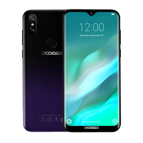 DOOGEE Y8 Android 9.0 FDD LTE 6.1inch 19:9 Waterdrop LTPS Screen Smartphone MTK6739 3GB RAM 16GB ROM 3400mAh Dual SIM 8.0MP