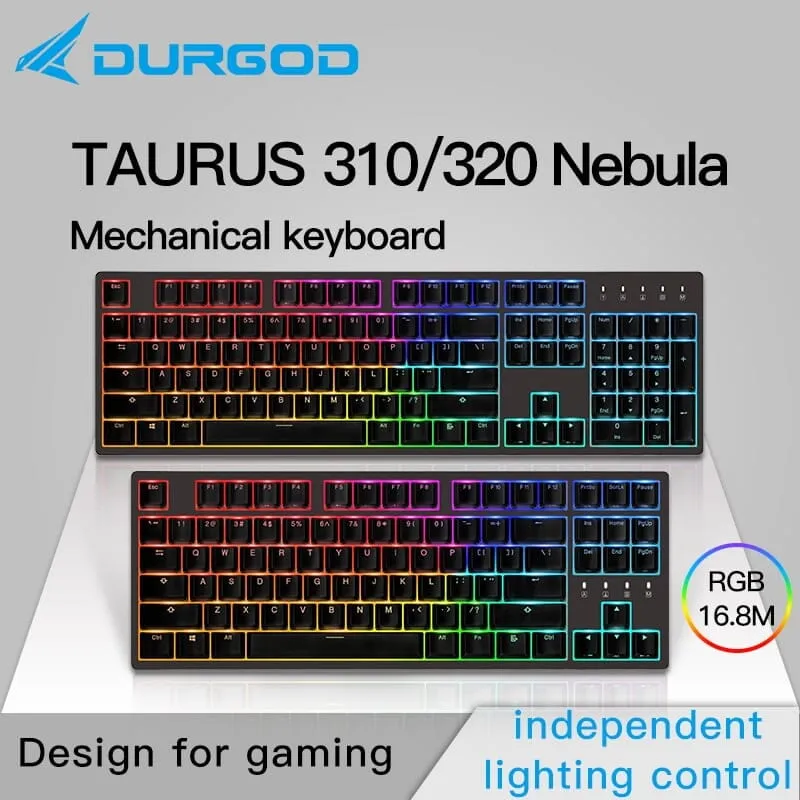 DURGOD Taurus 310 Nebula RGB Mechanical Keyboard