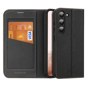 DUX DUCIS Skin X2 Tough Flip Wallet Stand Case for Samsung Galaxy S23  (Plus) - Black