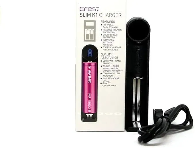 Efest K1 Slim Battery Charger