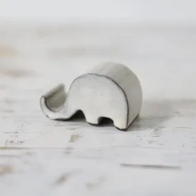 Elephant Ceramic Phone Stand