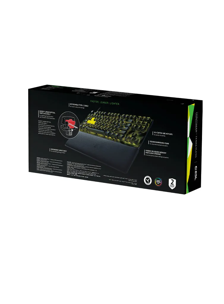 ESL x Razer Keyboard Huntsman V2 Tenkeyless, US Layout