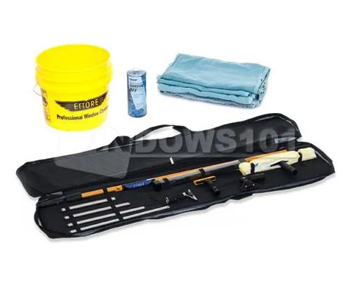 Ettore Premium Window Cleaning Kit With Case And Bucket