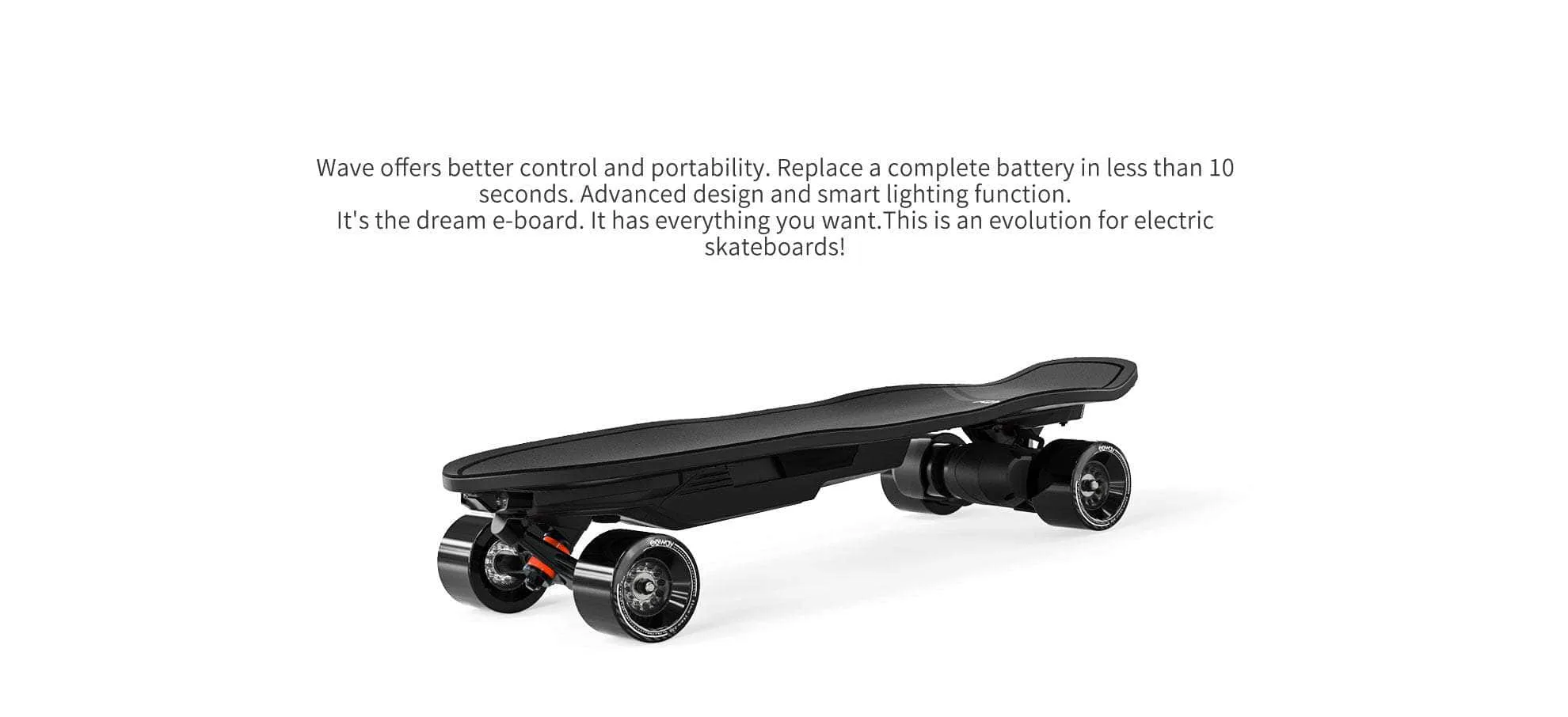 Exway Wave Belt Motor Electric Skateboard 99Wh/180Wh - $749/$799 - In Stock Now - Financing Available!