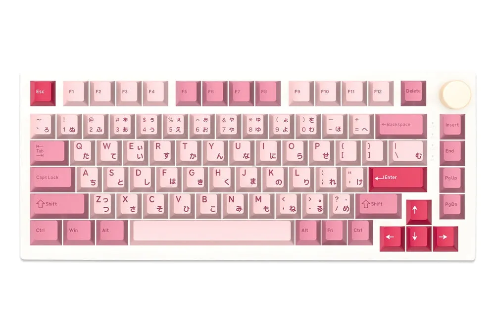 Feker IK75 Pro 3 Mode Wireless 75% Gasket Mechanical Keyboard Black White hotswap RGB 2.4G BT GJ keycaps dim light BOW sakura  samurai