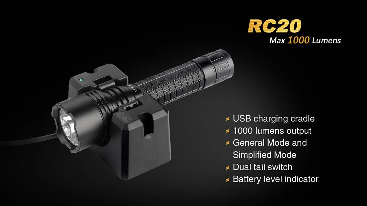 Fenix RC20 XM-L2 U2 Rechargable LED