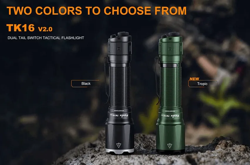 FENIX TK16 V2.0 LED FLASHLIGHT - TROPIC GREEN