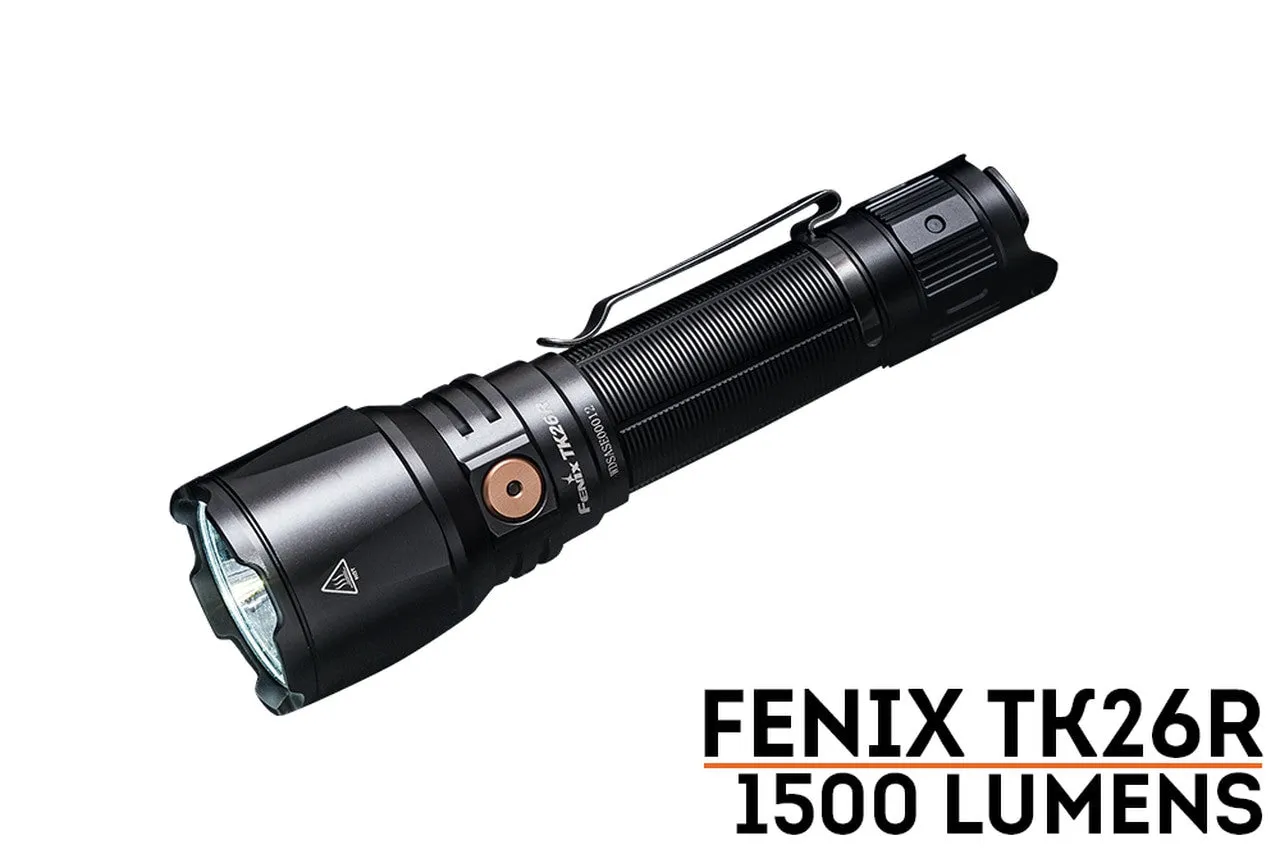 Fenix TK26R 1500 Lumen Rechargeable Flashlight 1 x 18650 Battery LUMINUS SST40 LED