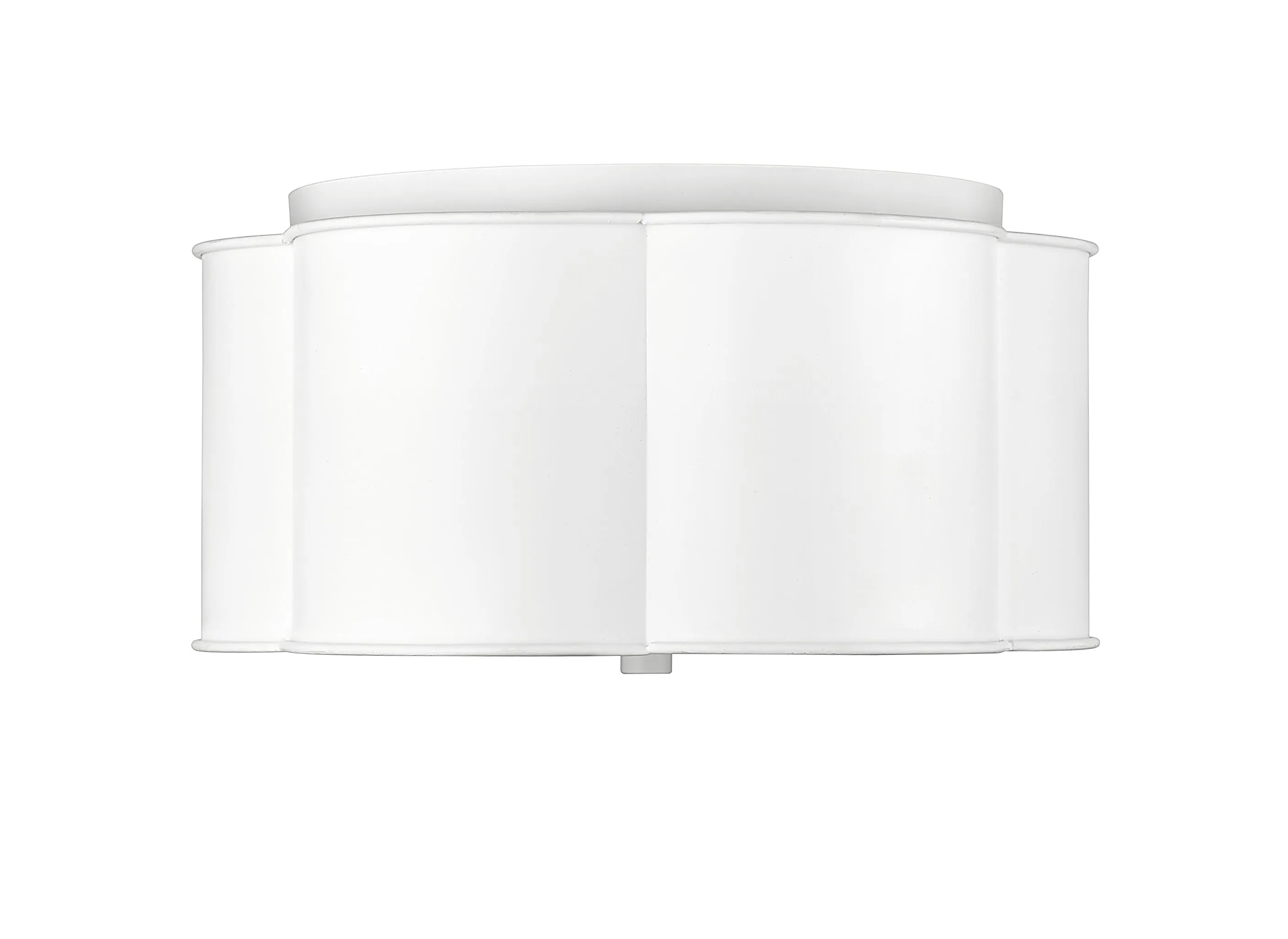 Flush Mount Fixture - Matte White - Matte White Glass - 14in. Diameter - E26 Medium Base