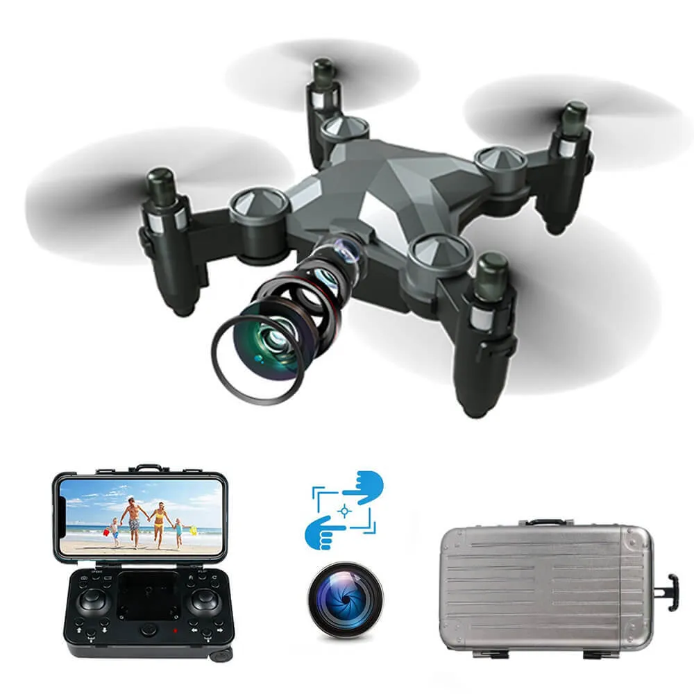 Foldable RC Drone With Camera 720P HD Mini Camera Drone Quadcopter For Kids