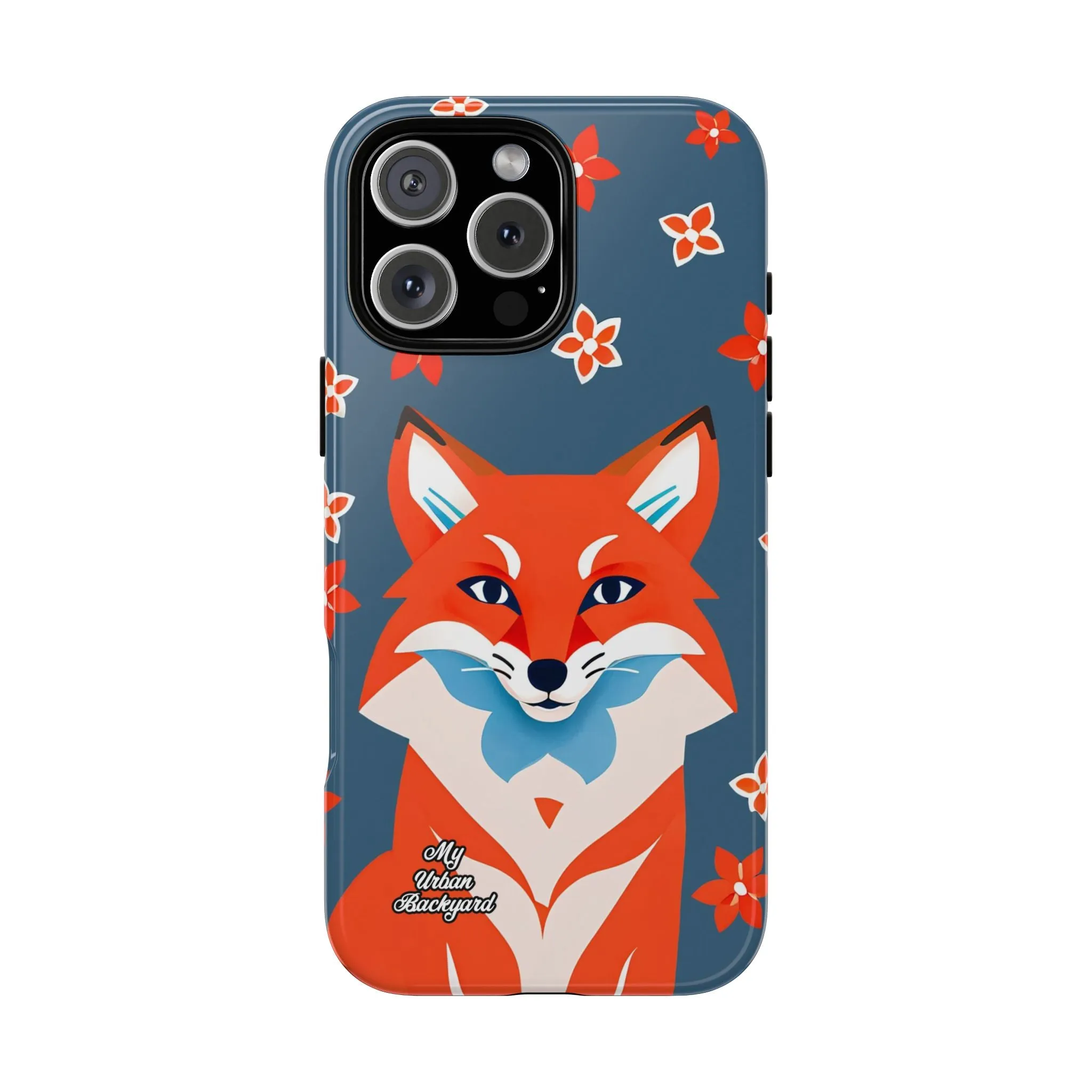 Fox with Flowers, Cell Phone Case - Apple, Samsung or Google Pixel