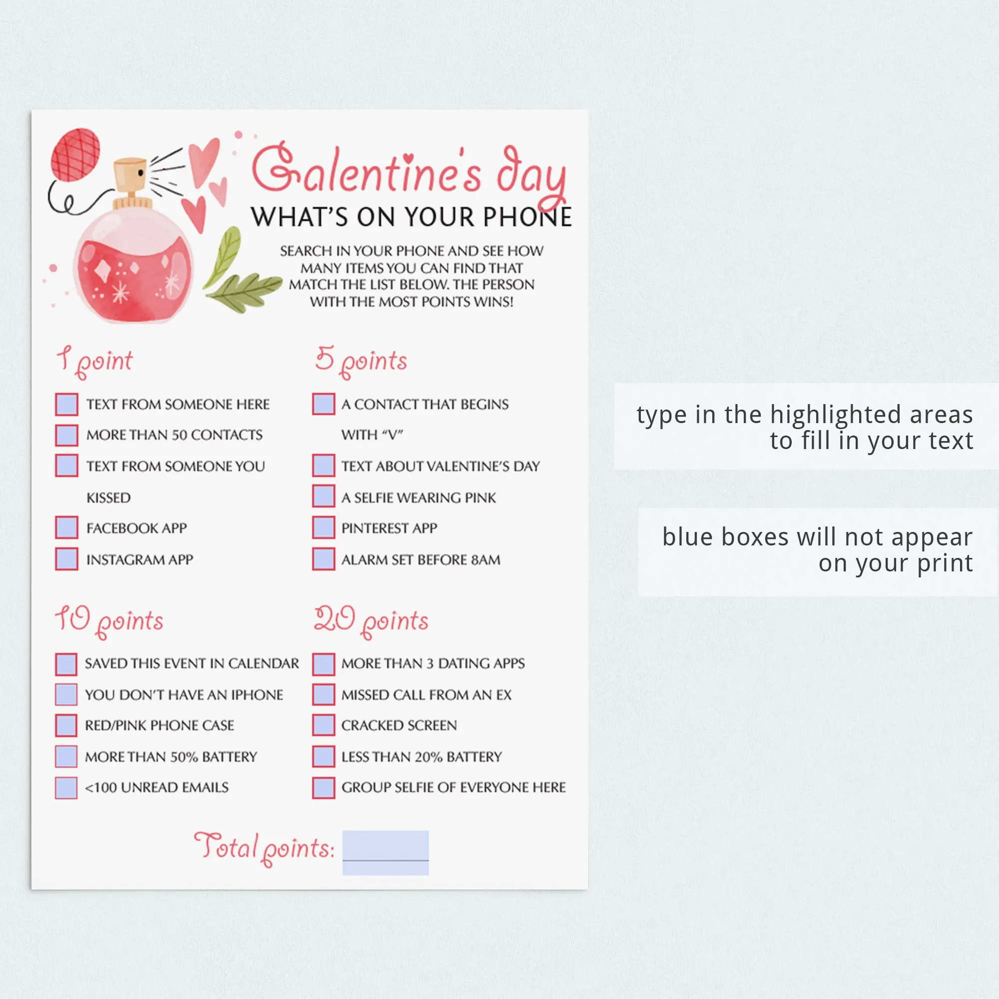 Funny Galentine's Day Games Bundle for Zoom & Printable