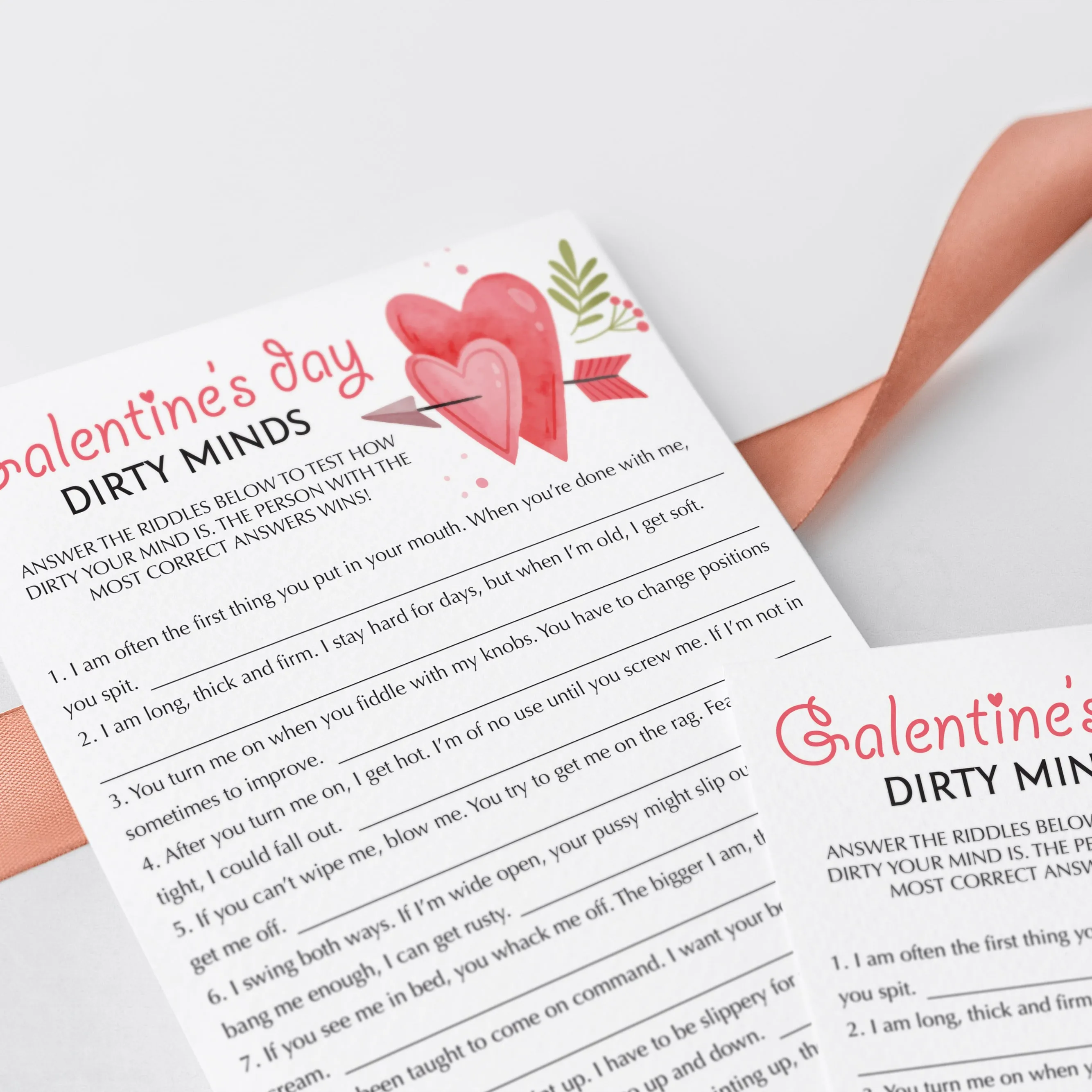 Funny Galentine's Day Games Bundle for Zoom & Printable